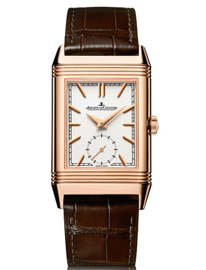 JAEGER-LECOULTRE | REVERSO, A PINK GOLD DUAL TIME ZONE REVERSIBLE WRISTWATCH WITH DAY AND NIGHT INDICATION, CIRCA 2019