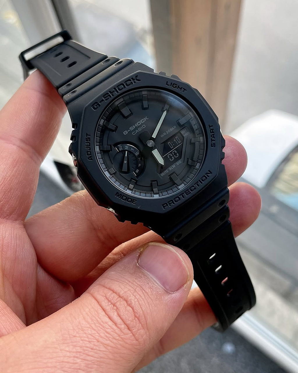 G-shock GA2100 – Most stylish modern Black Analog watch