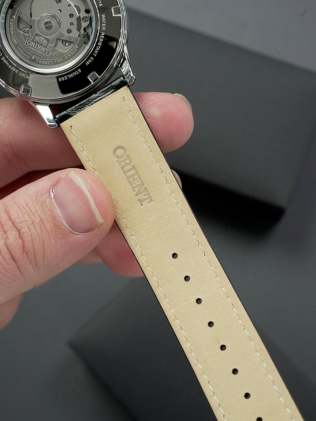 Brand New Orient Sun & Moon Black Dial Sapphire Crystal Automatic Watch