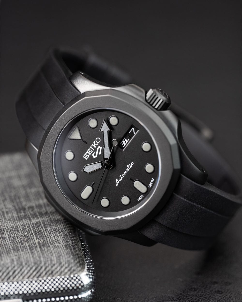 Seiko Black Stealth Watch