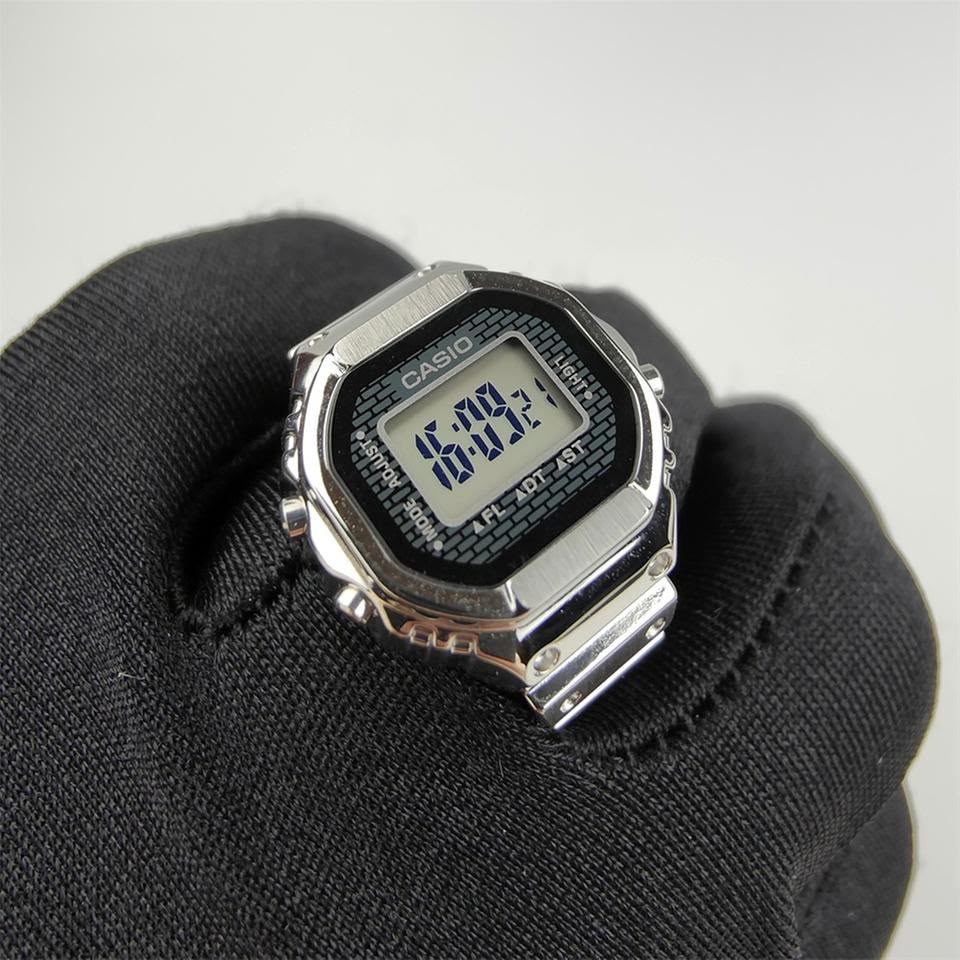 Casio 50th Anniversary Ring Watch metal Waterproof world time LED CRW-001-1