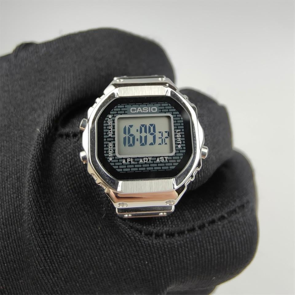 Casio 50th Anniversary Ring Watch metal Waterproof world time LED CRW-001-1