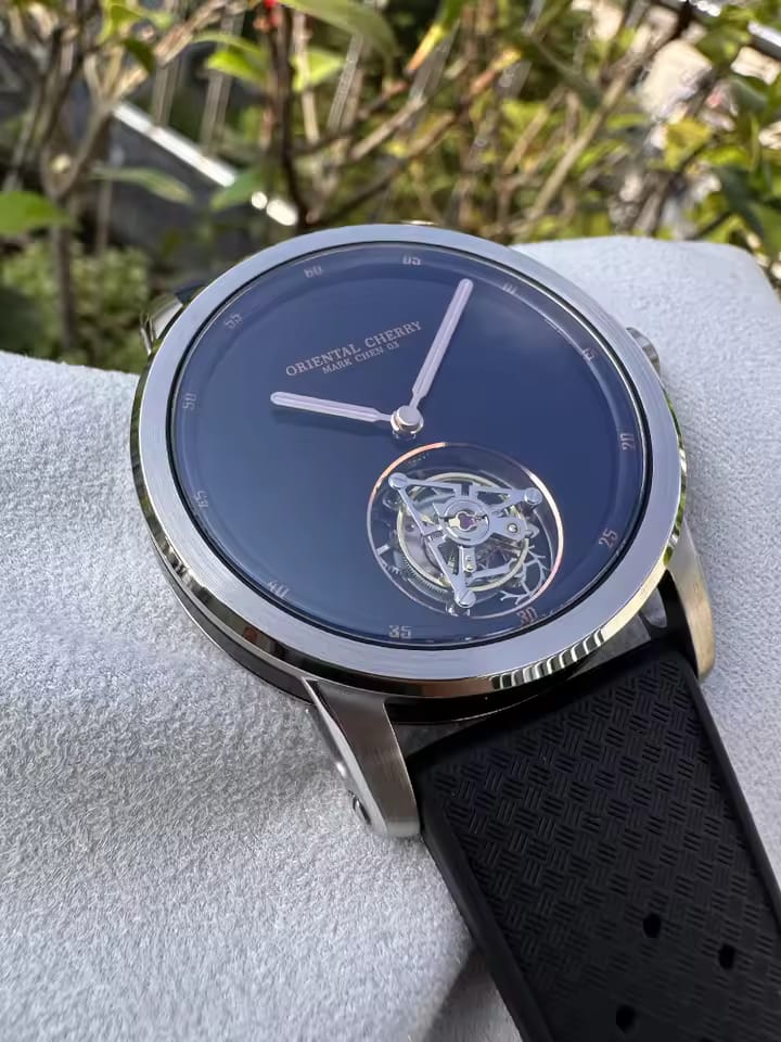 Oriental Cherry Tourbillon Watch Mark Chen 03